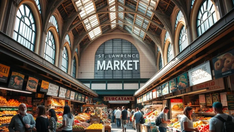 St. Lawrence Market: Um Tour Gastronômico em Toronto